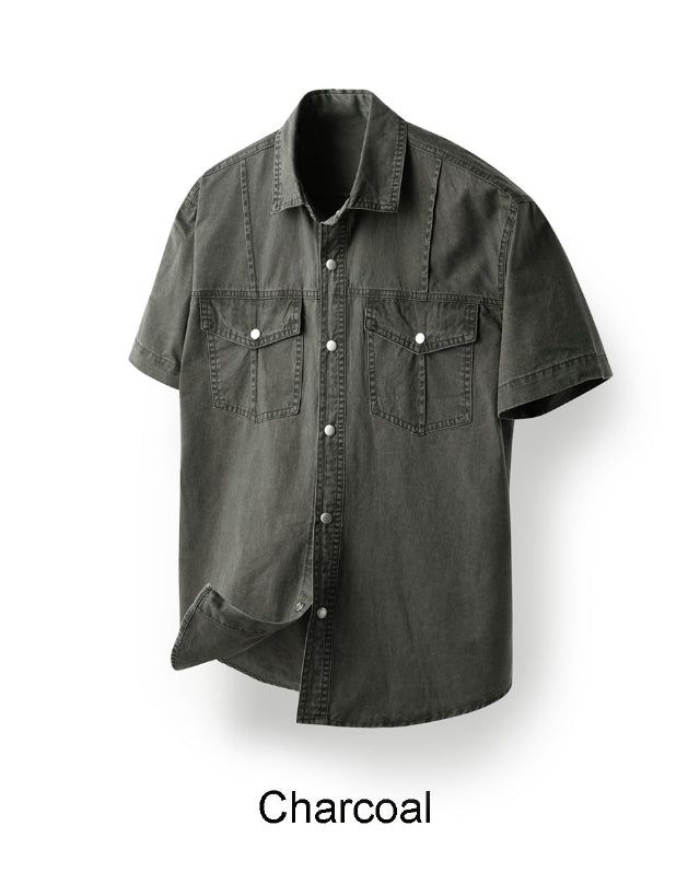 Aran Cation Pocket Short Sleeve Shirt