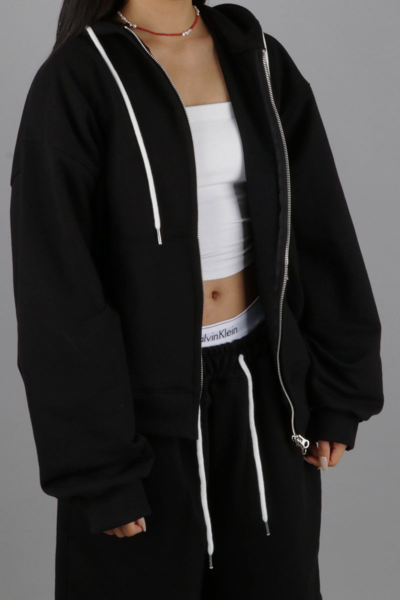 KEVIN OVER-FIT HOOD ZIP-UP