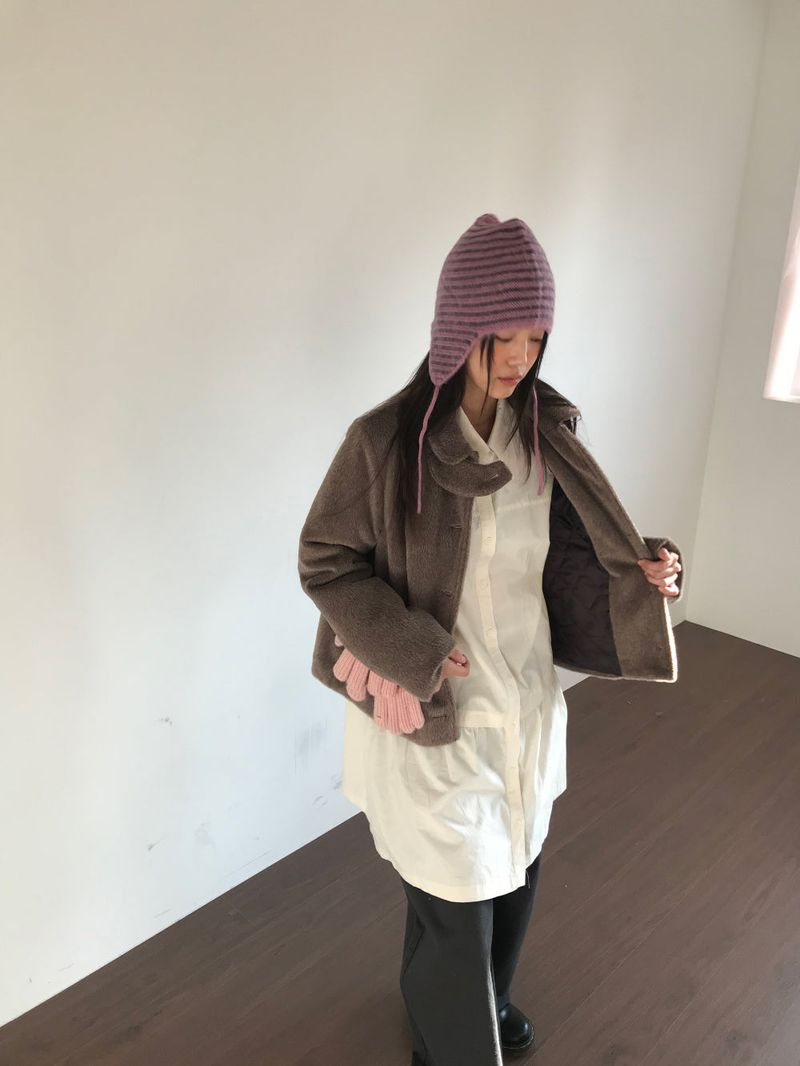 low-key shirt dress (2color)