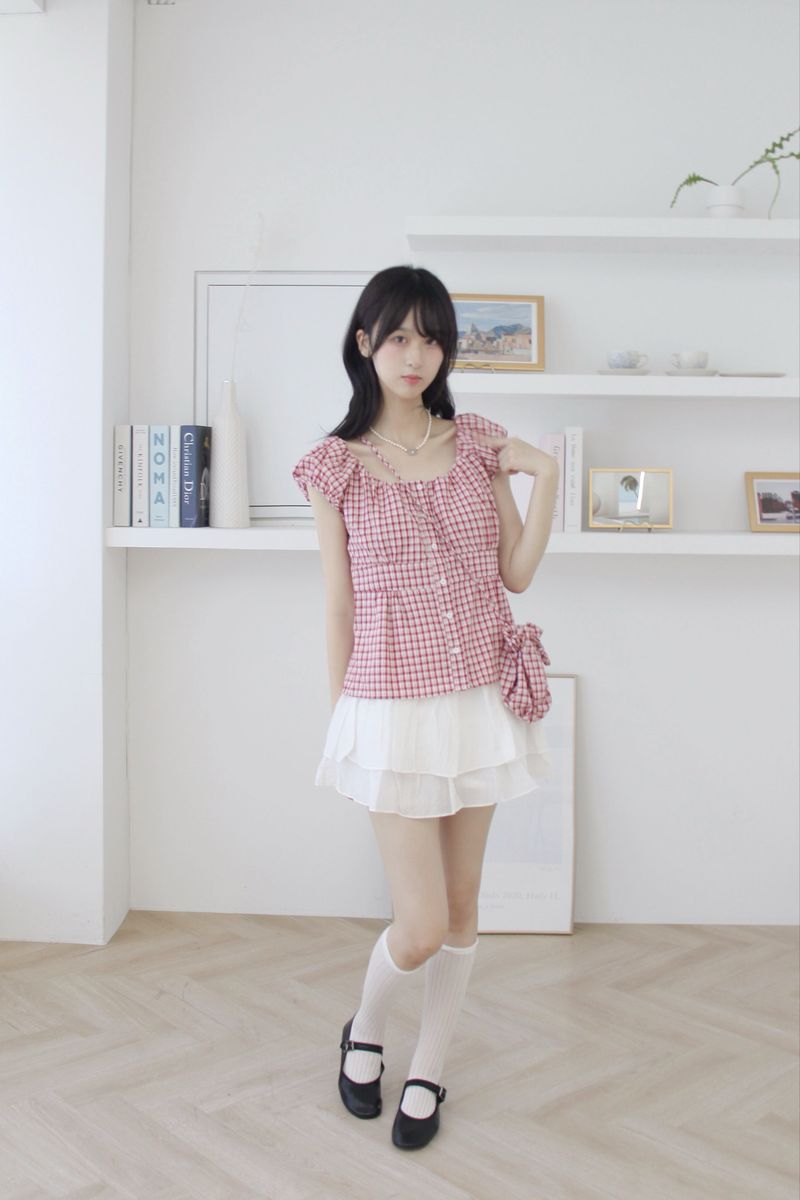 frill cancan mini skirt