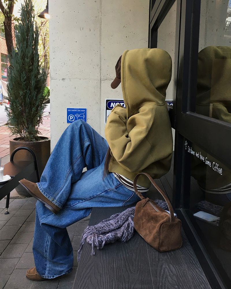 [ORIGINAL] Tibet 2-Way Cropped Hood Zip-Up