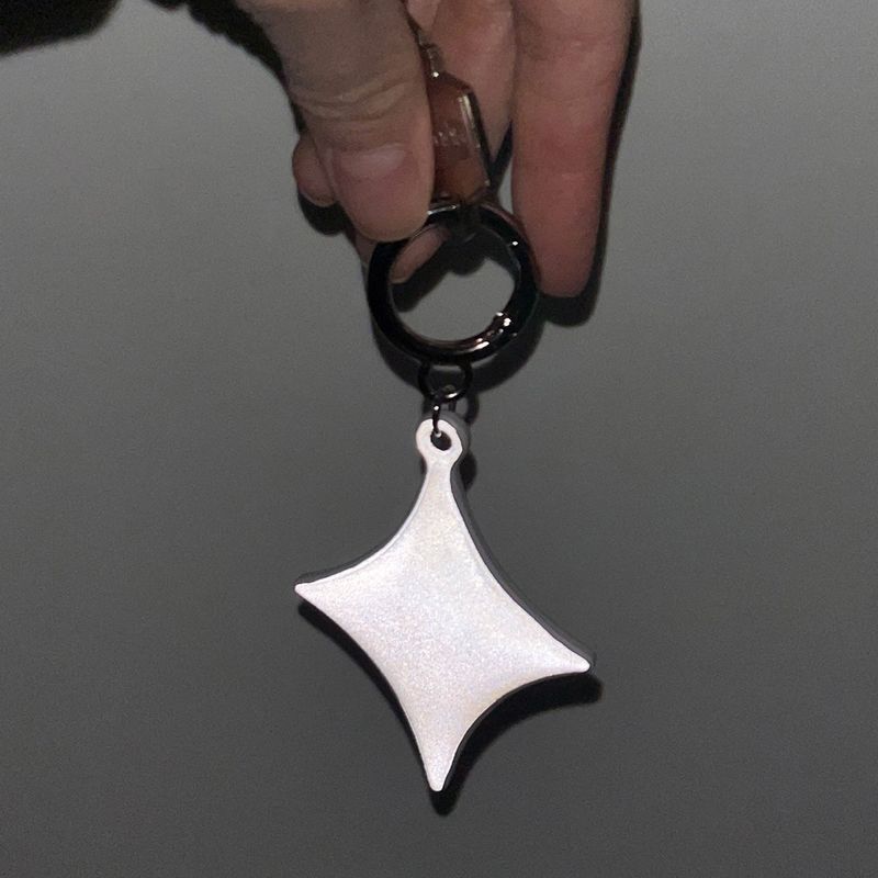 starry mirror keyring 