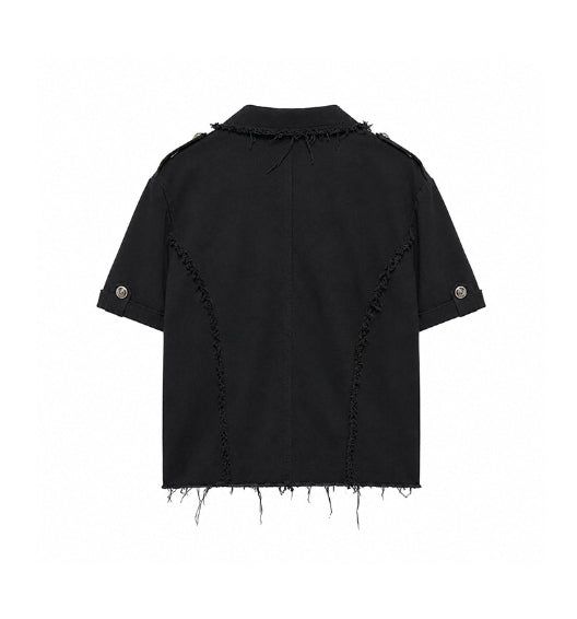 26SS★ [PLAN MADE] Blake Cutoff Napoleon Jacket