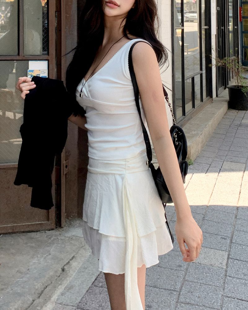 Heitu lace sleeveless