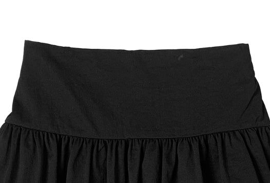 Kibo Flare Shirring Midi Skirt
