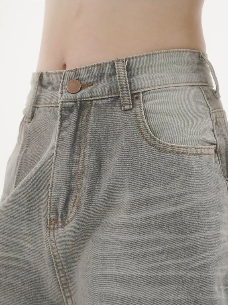 クレイム グレイッシュ デニム パンツ - 1C