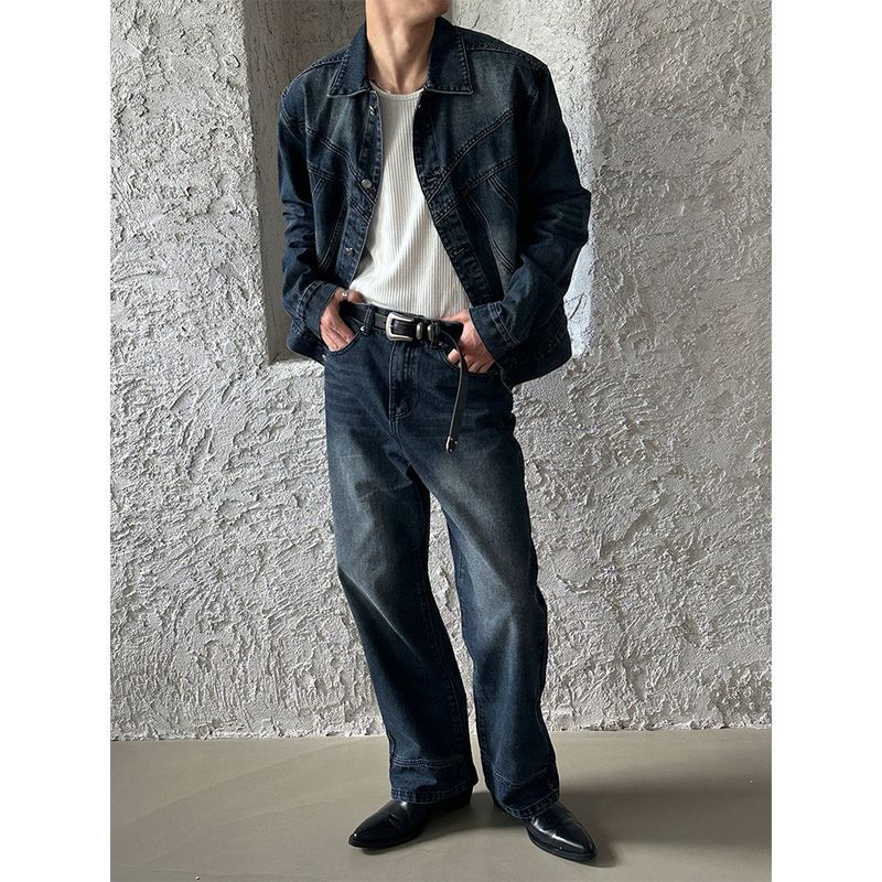 [F/W] Keep curve denim trucker jaceket