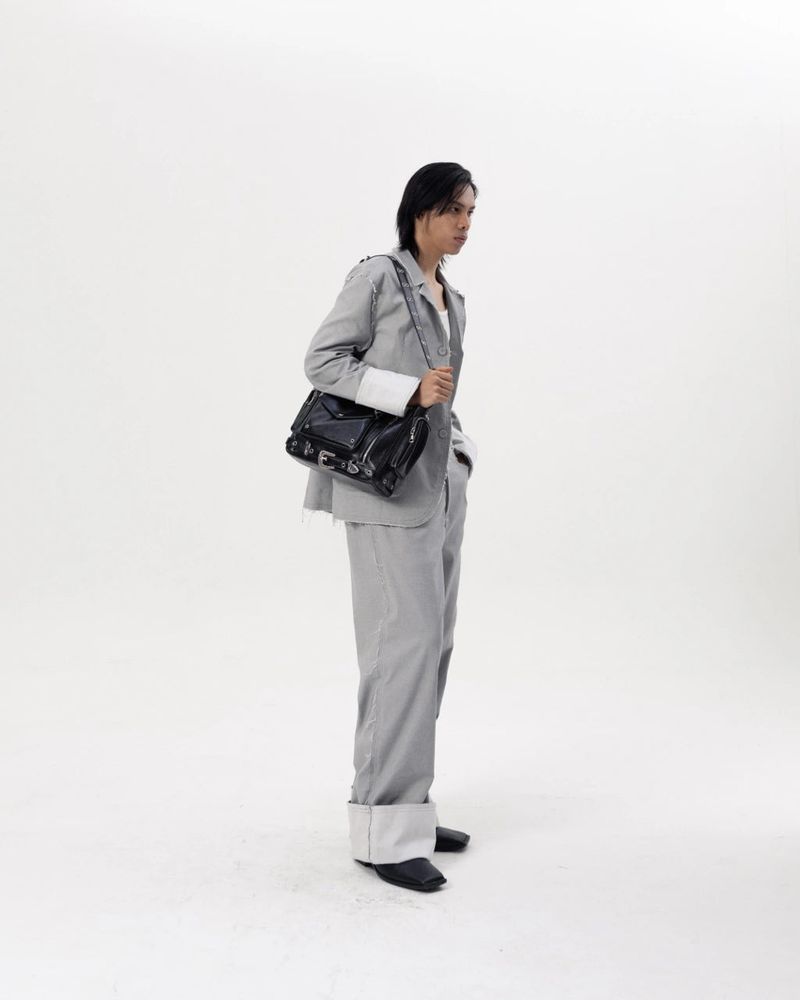 Blanc Studio（ブラン スタジオ）の「ライダースリングバッグ（バッグ）」