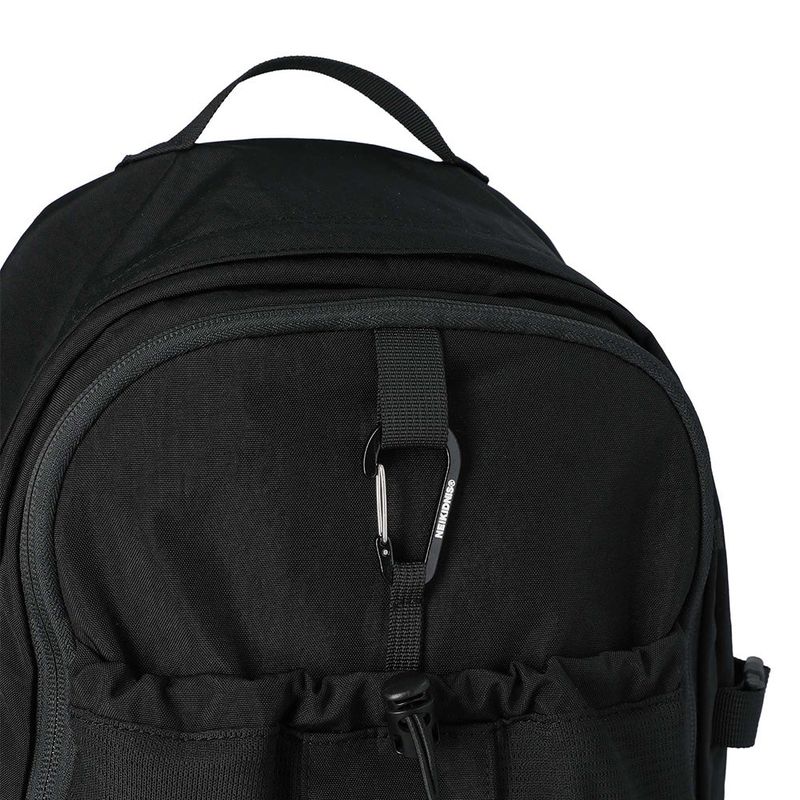 CARABINER MESH BACKPACK / BLACK