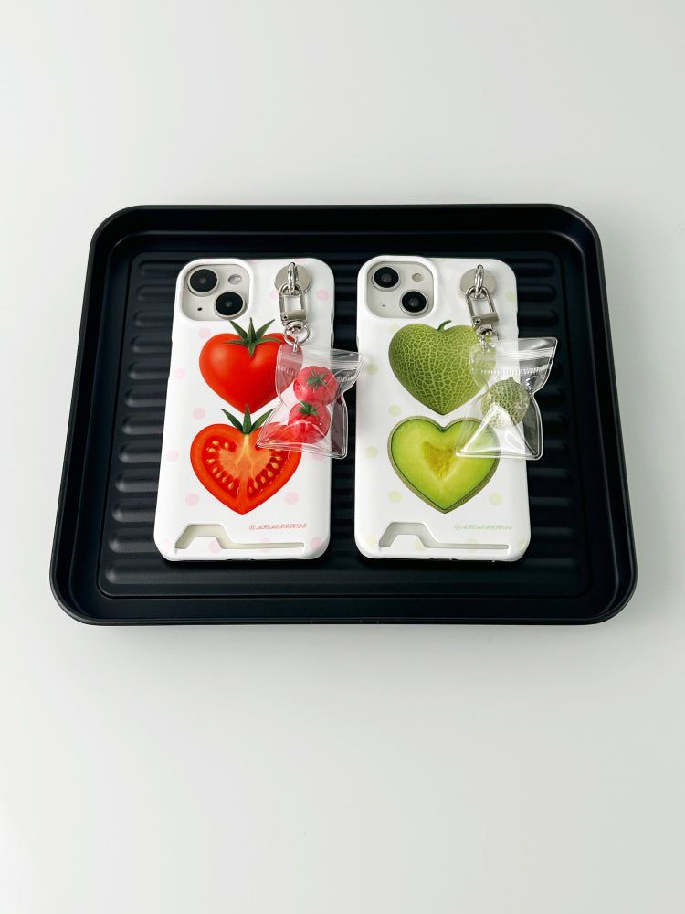 Heart Tomato Card Hard Case