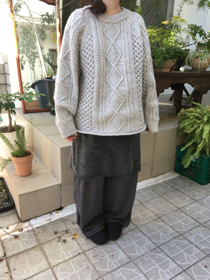 Note cable knitwear