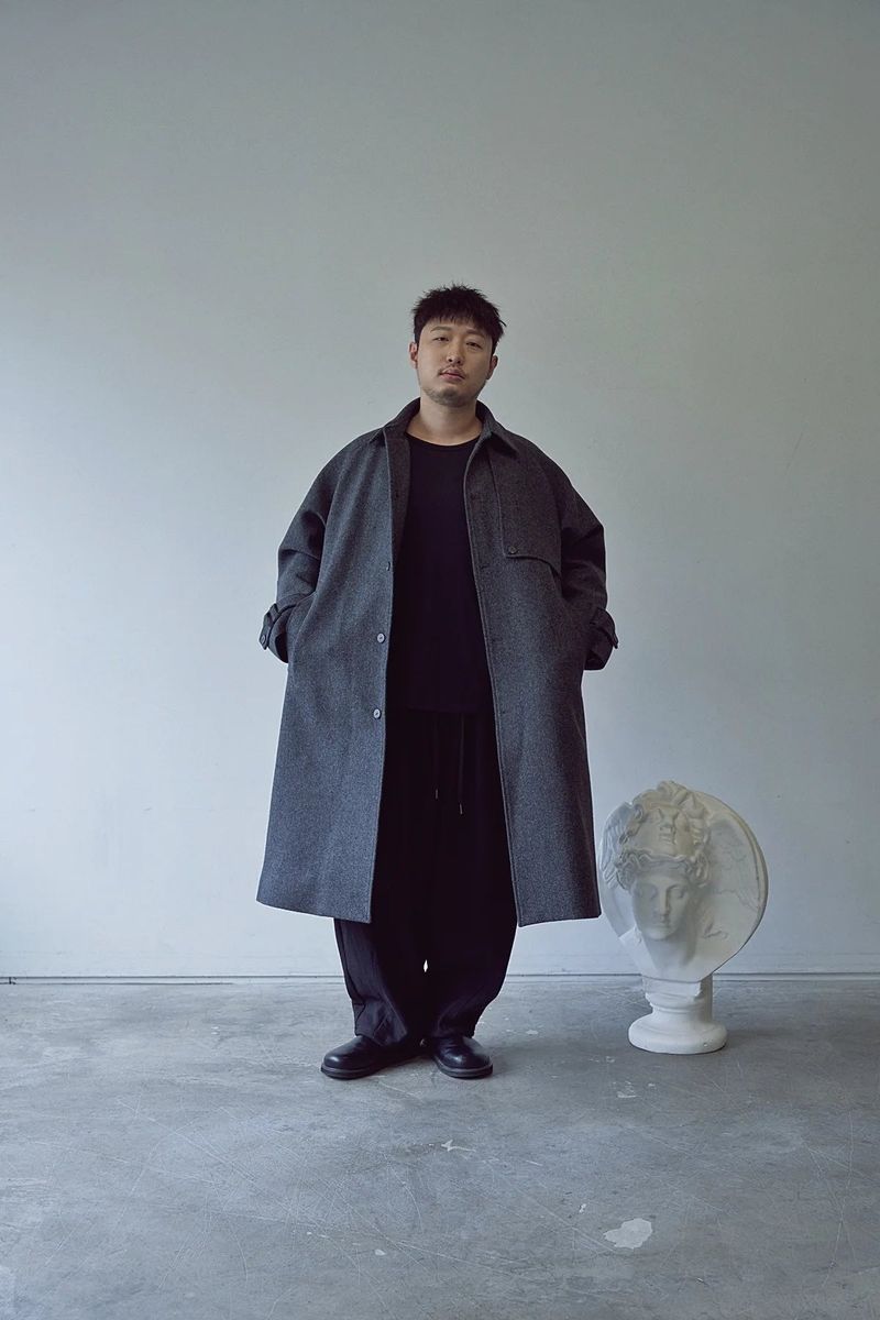 PURE-WOOL 90 BALMACAAN COAT (Charcoal)