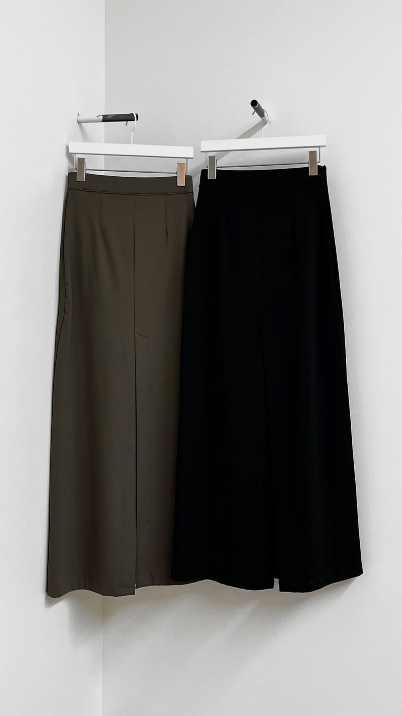 STITCH MAXI SKIRT