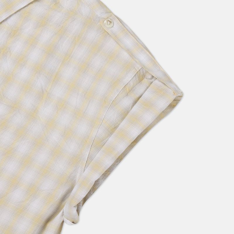 Asa Checked Half Shirt