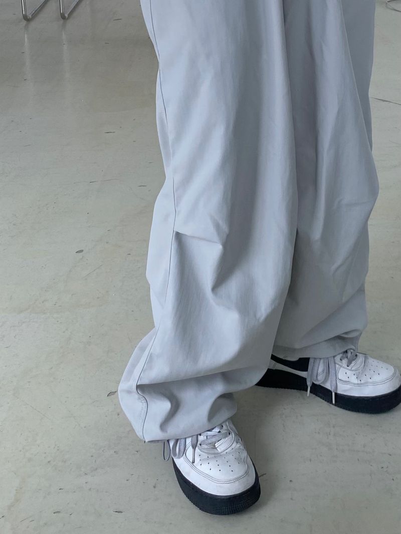 UNAIDUN(アネイダン)の「Offbeat Silver Ring Nylon Balloon Pants 2C(Pants)」