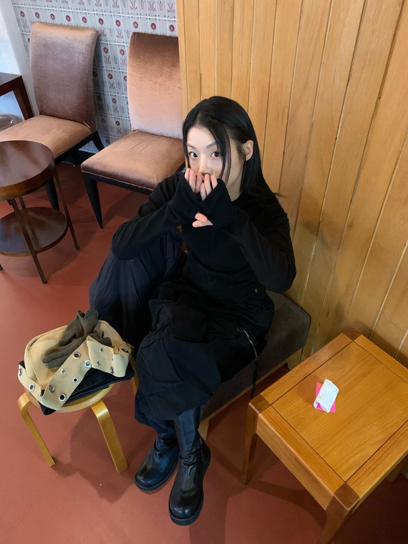  LINE HOOD HALF ZIP-UP