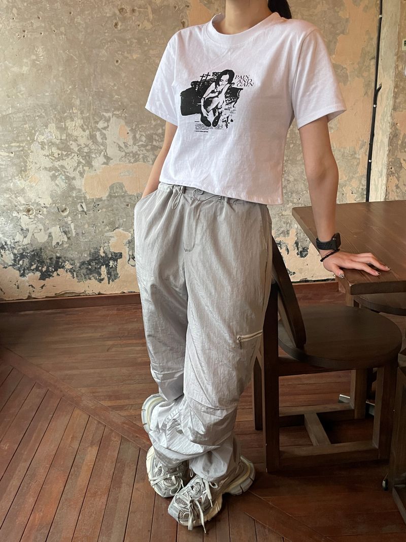 Old vintage crop t