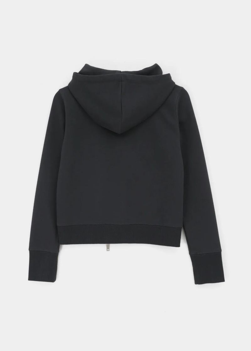 [MADE] Saniang Asymmetrical Rivet Zip-up Hoodie