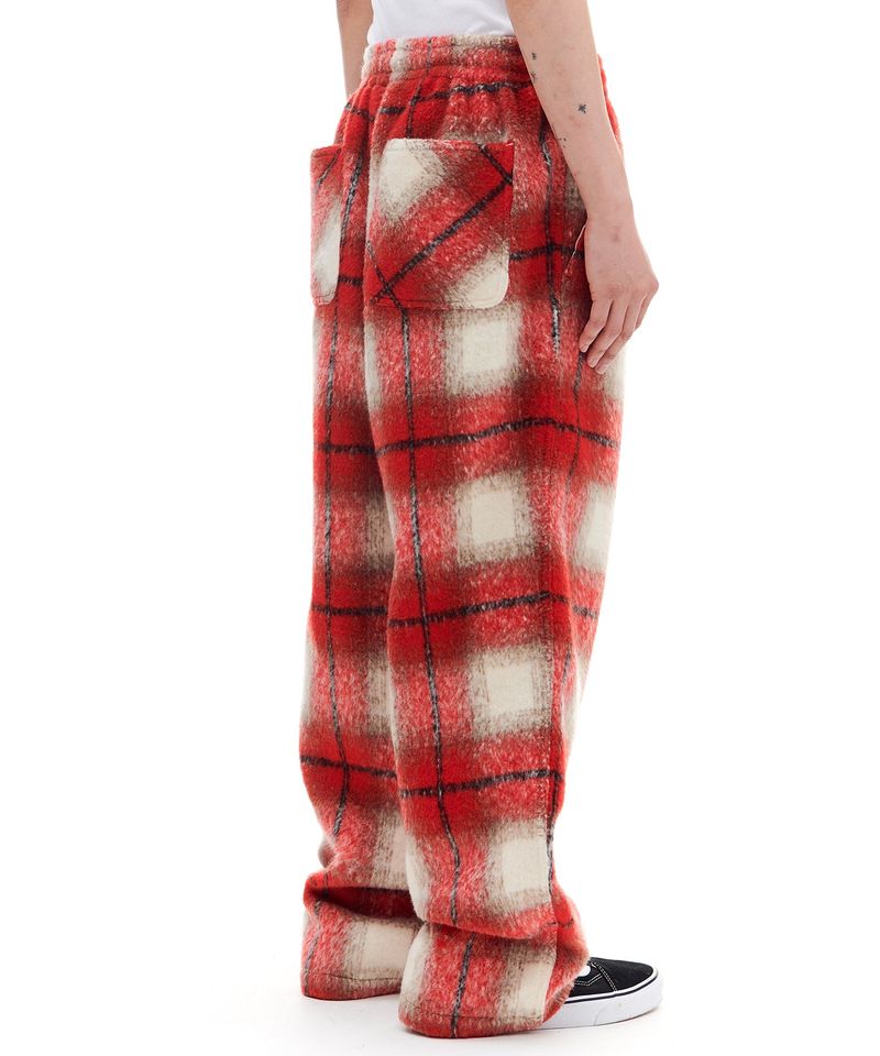 BRUSHED FLANNEL PANTS (RED)