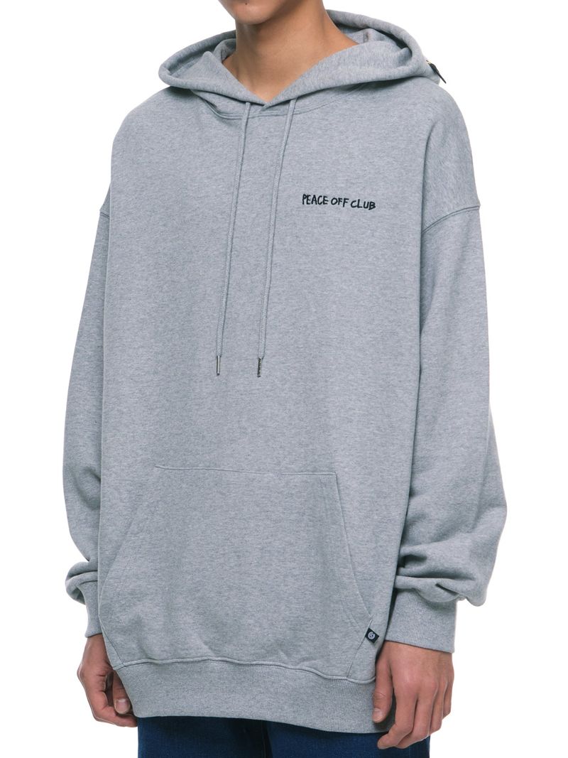Tagging_Logo Hooded Sweatshirt GREY
