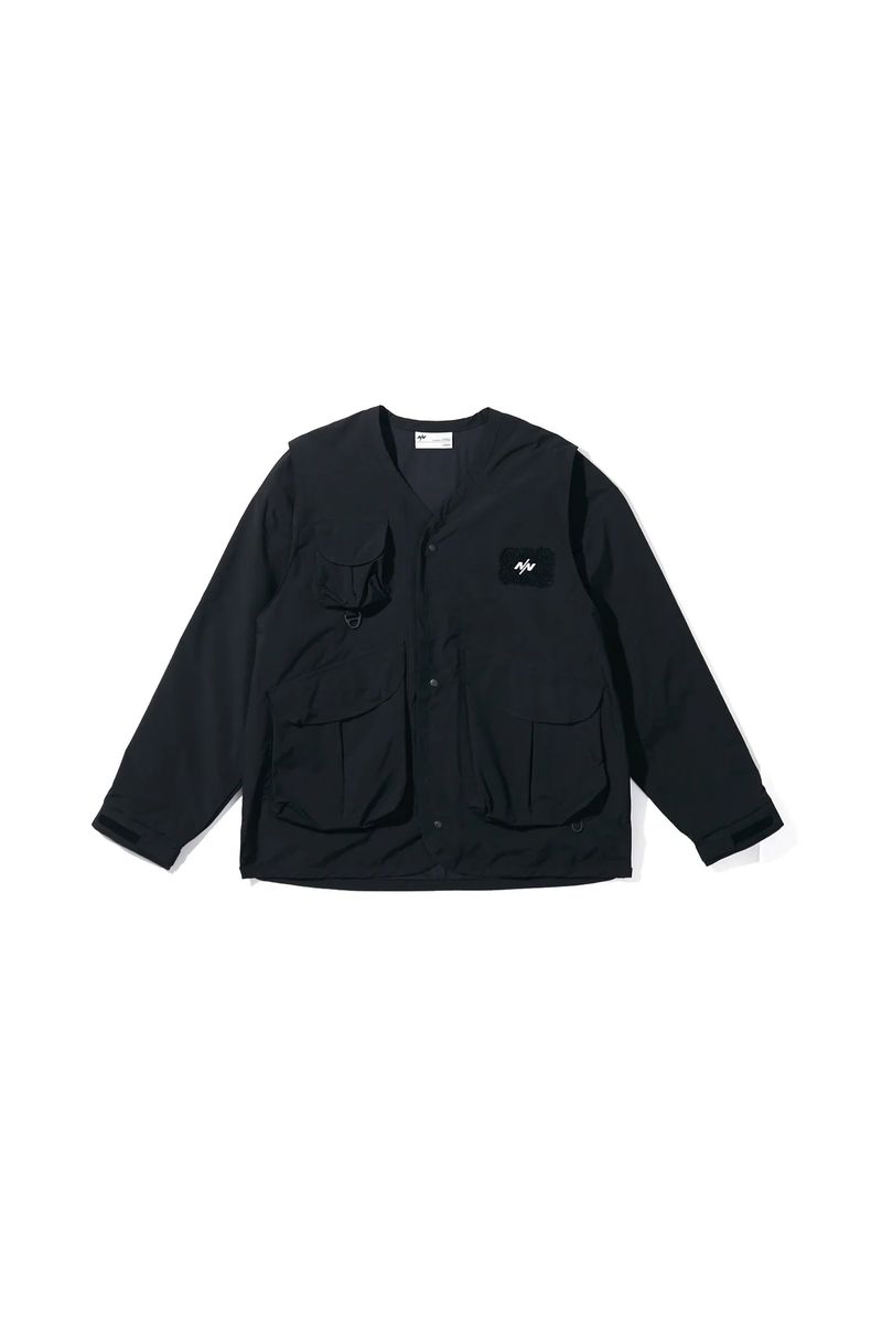 NīNEpointNīNE（ナインポイントナイン）の「CAIRN UTILITY JACKET - BLACK （Jackets/Outerwear）」