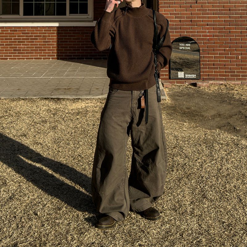 Niv Shoulder Zip-Up Regular Knit