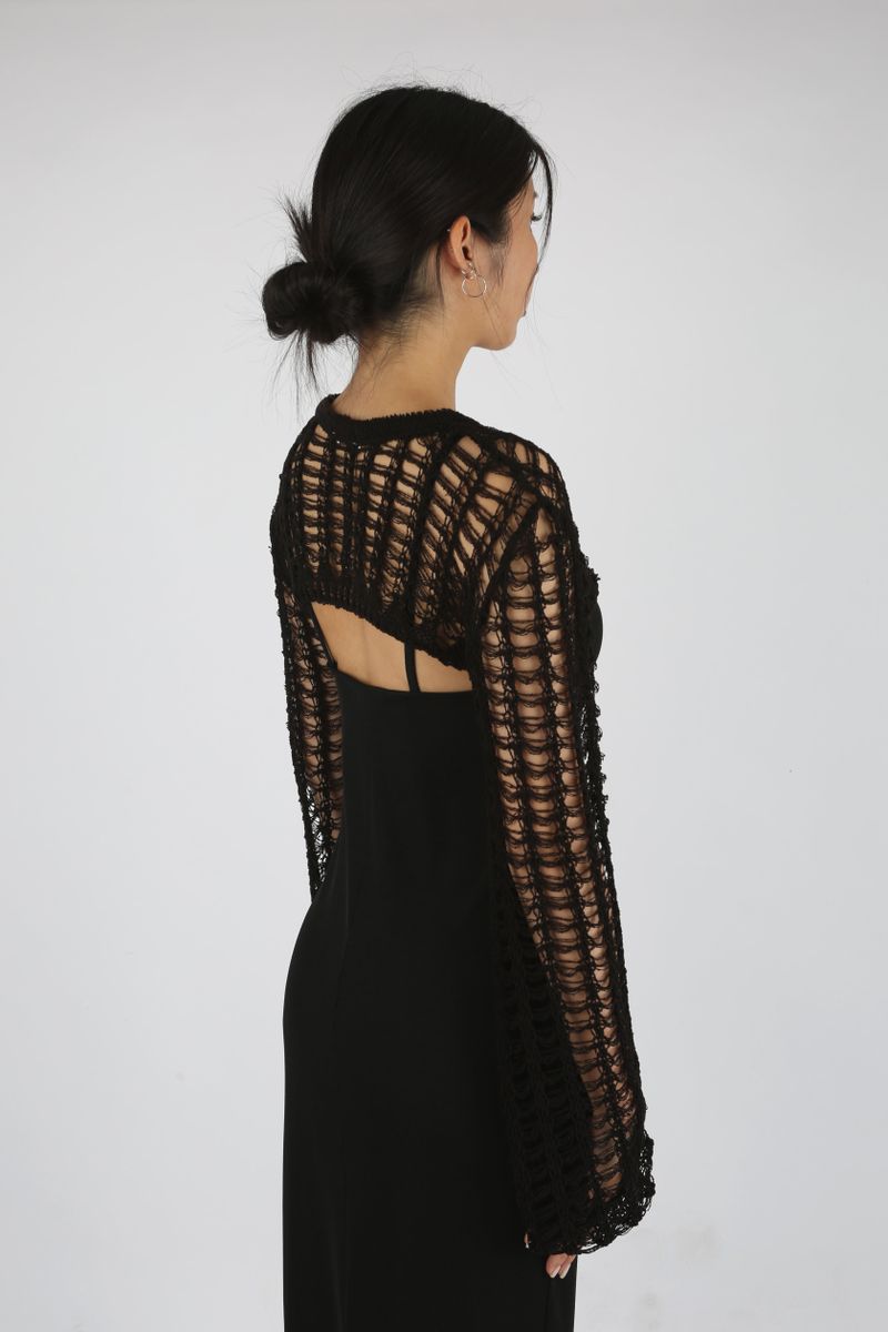 NET SUMMER KNIT BOLERO