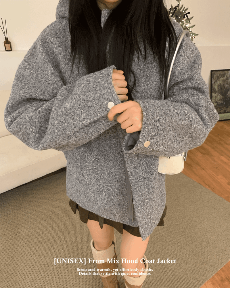 GUSTA（グスタ）の「[UNISEX] from Mix Hood Coat Jacket（Jackets/Outerwear）」