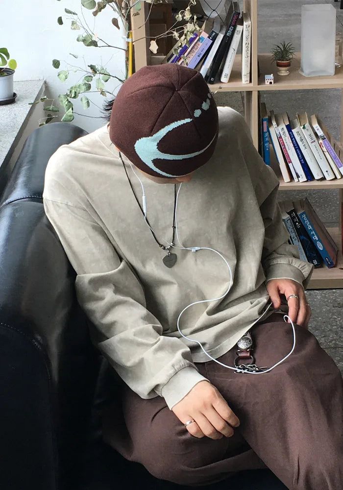 SEMIKAJI（セミカジ）の「MSグラフィック カラー コントラスト ビーニー（帽子）」