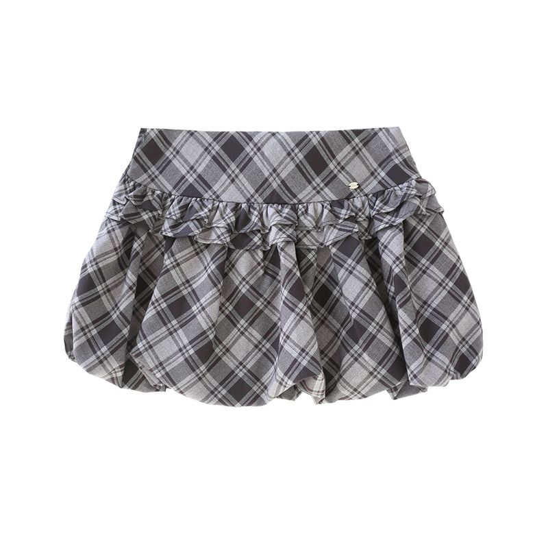 Cozy&Kitsch(コージーアンドキッチ)の「Frill Check Bubble Skirt 233175915(Skirts)」