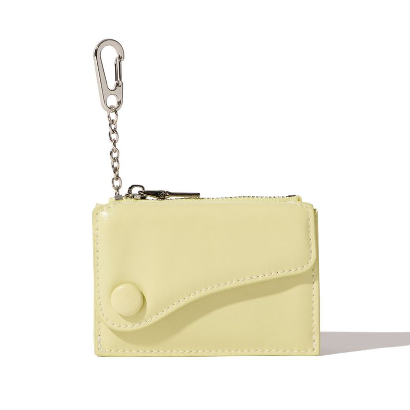 LE MASQUE(ルマスク)の「DOT Saddle Keyring Coin & Card Wallets pale lemon(Smartphone Accessories)」