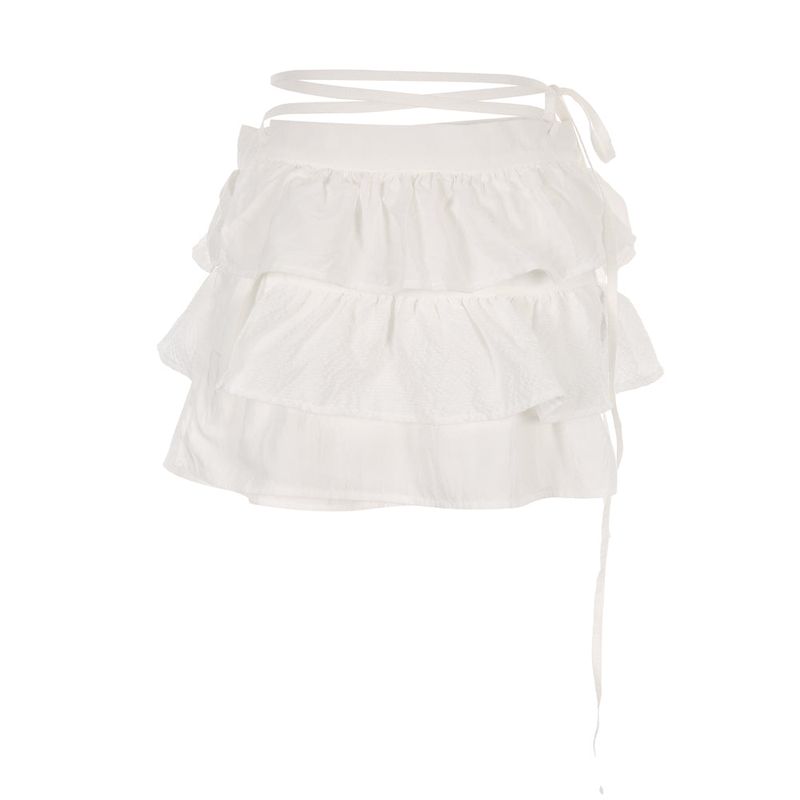 Wsc archive（ダブリューエスシーアーカイブ）の「Dual Layer 2-way wrap skirt 002（Skirts）」