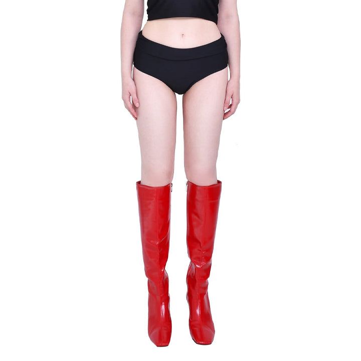 CREVY（クレビー）の「layered bikini shorts (black)（Swimwear）」