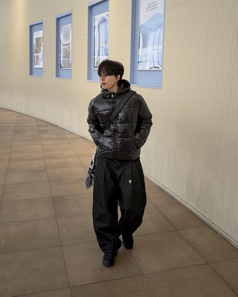 Prime nine wide denim pants
