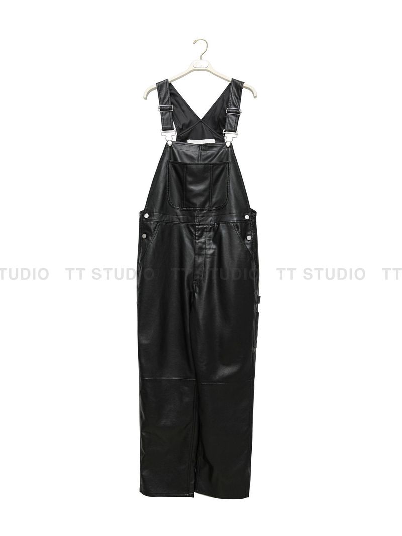 Leather overalls