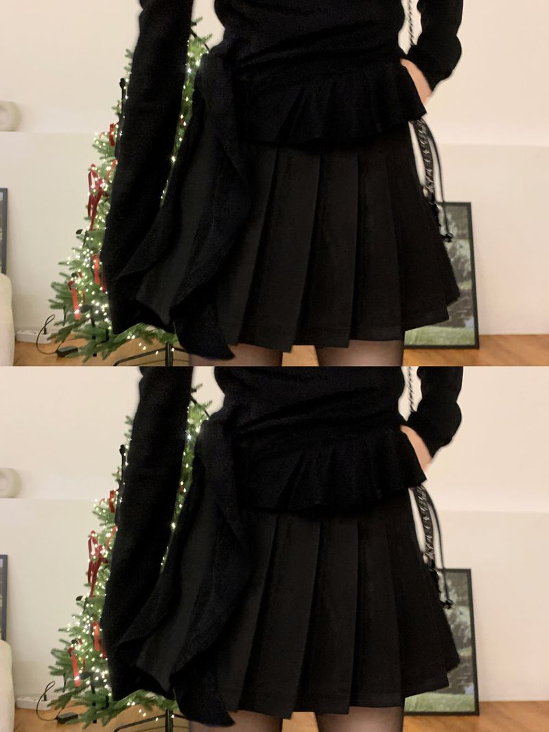 Sunday Pure Wool Pleated Mini SKirt