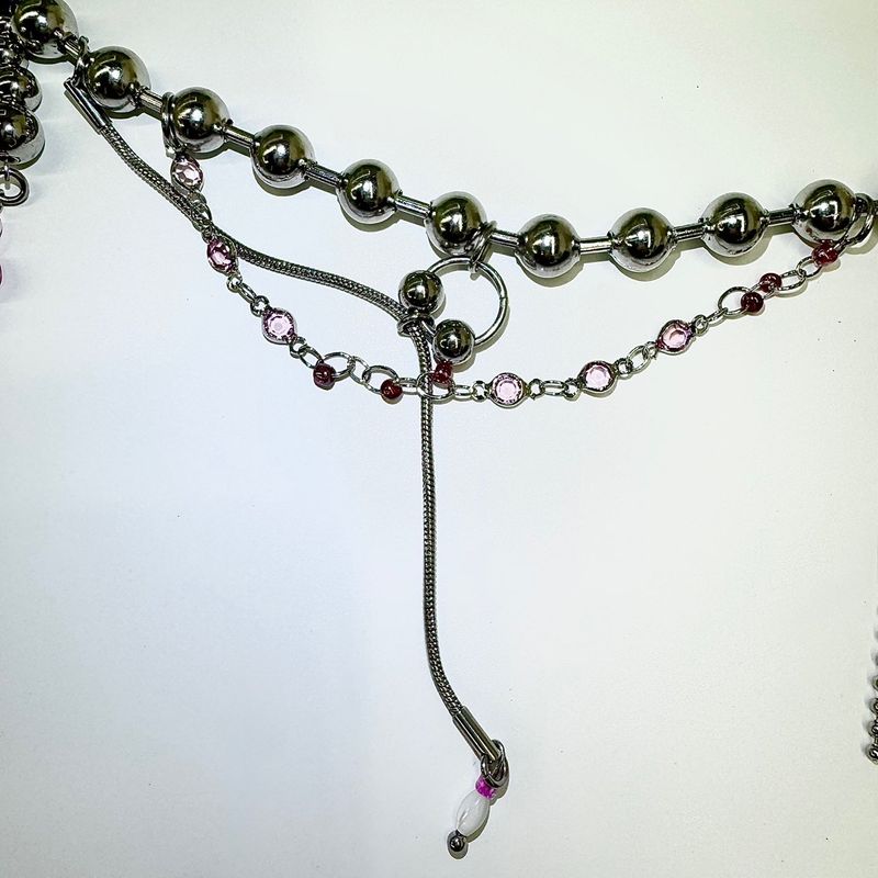 Overdose Pink bag chain