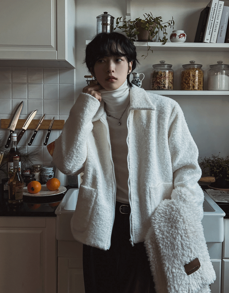 2PLAN（ツープラン）の「モダンブクレカラジップジャケット (3 color)（Jackets/Outerwear）」