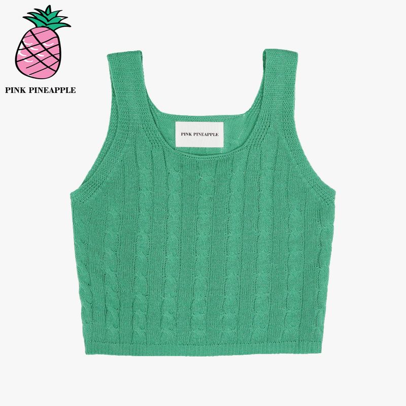 SQUARE NECK SLEEVELESS