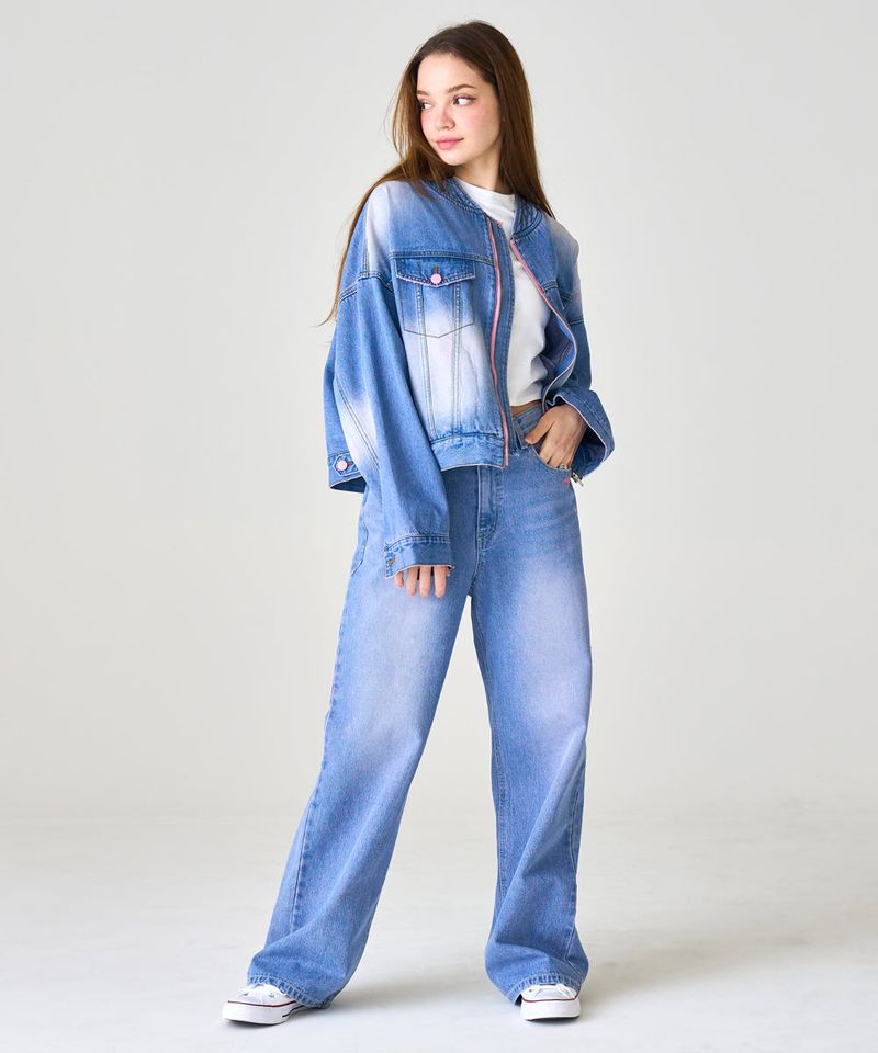 MP SOFT PINK DENIM PANTS