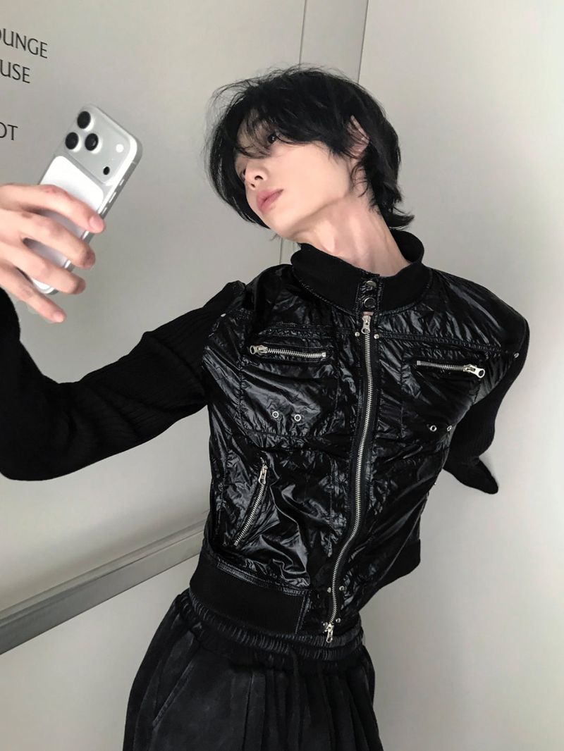 Lightweight Hybrid Bomber Jacket