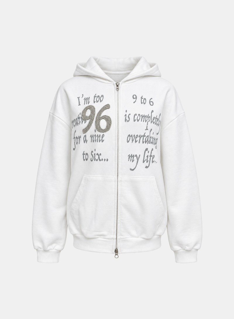 Harper Number Hoodie Zip-up