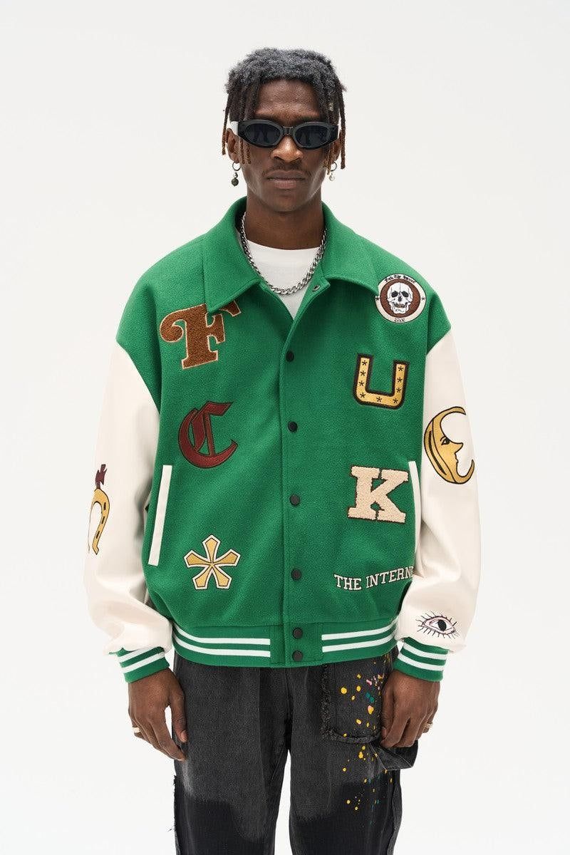 Fuck The Internet!（ファック・ザ・インターネット）の「Penitent Embroidered Varsity Jacket（Jackets/Outerwear）」