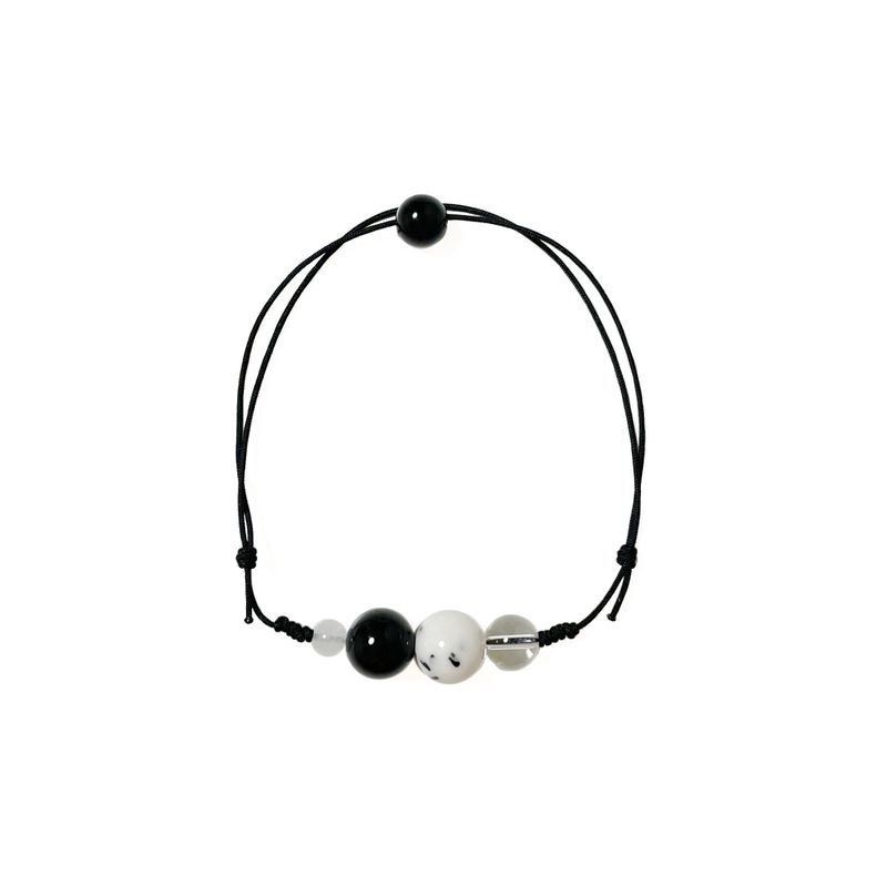 mOzi（モジ）の「ウェーブジェムストーンブレスレット（アクセサリー）」