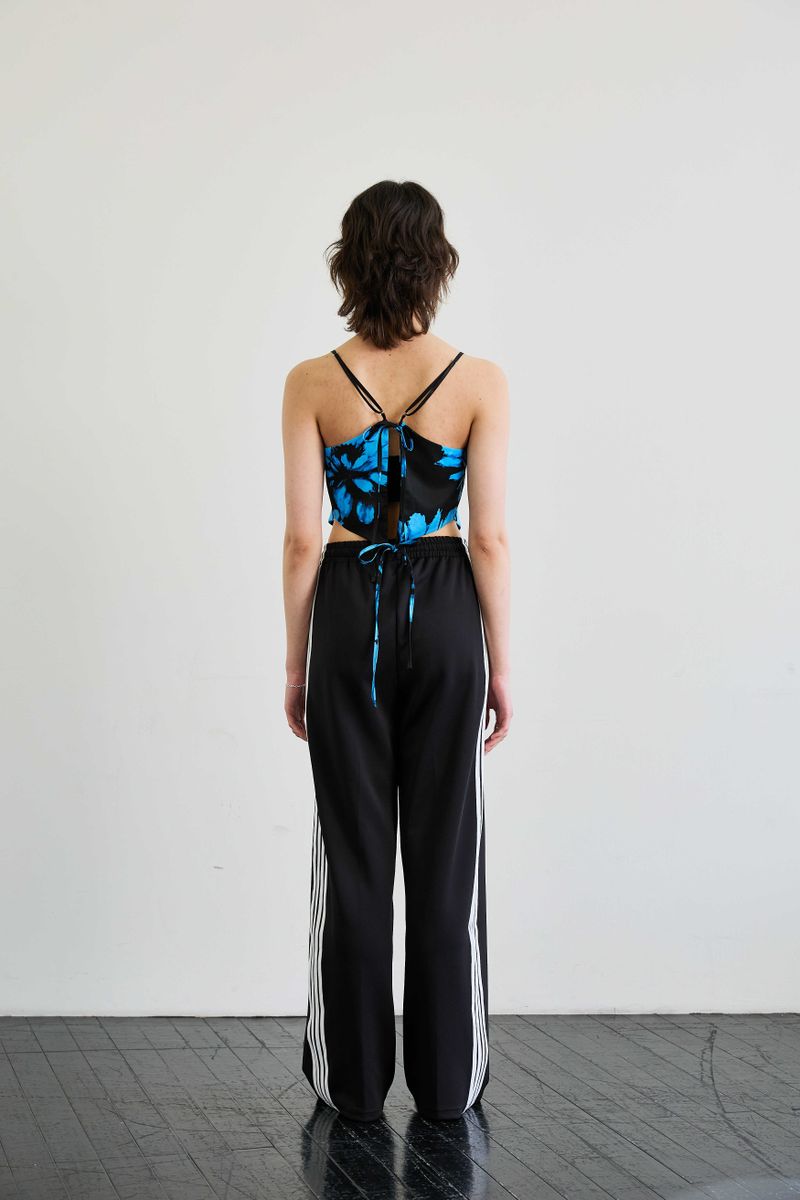 FLUTTER TOP / BLUE
