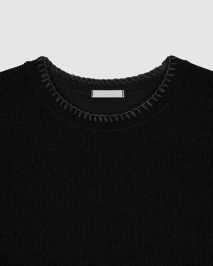 (M's) Stitch Copped Knit
