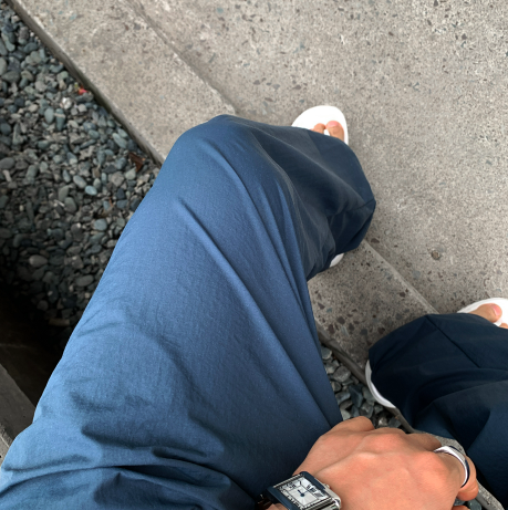 Wybird Cool Ice String Pin Tuck Wide Pants