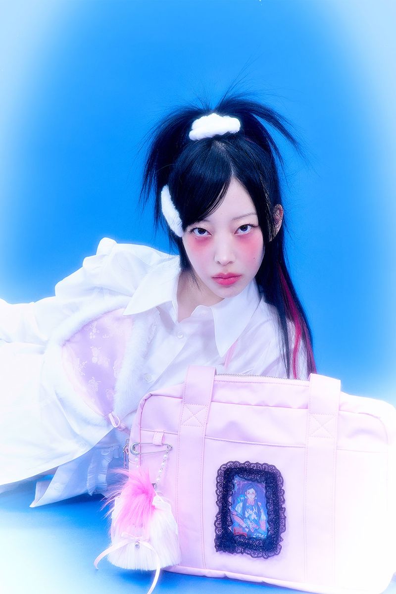 Baquemin（バクミン）の「Photocard School Bag (Pink)（Bags）」