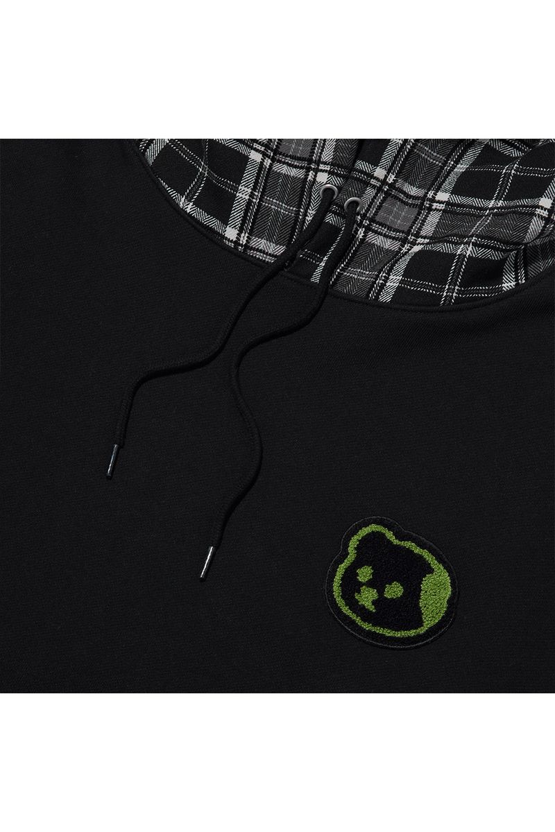 T.D BEAR Wappen Hoodie_Black