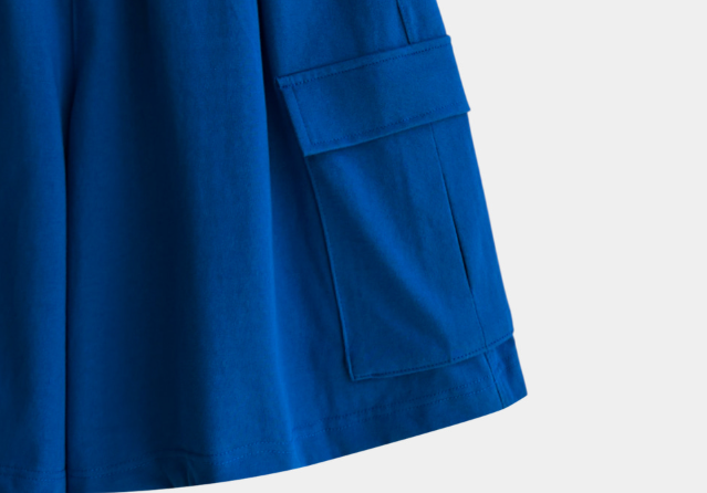 [ In-house ] Pin Tuck Cargo String Banding Bermuda Pants